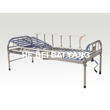 a-120 All Stainless Steel Single Function Manual Hospital Bed